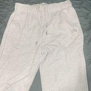 Light grey Alo pants Large
